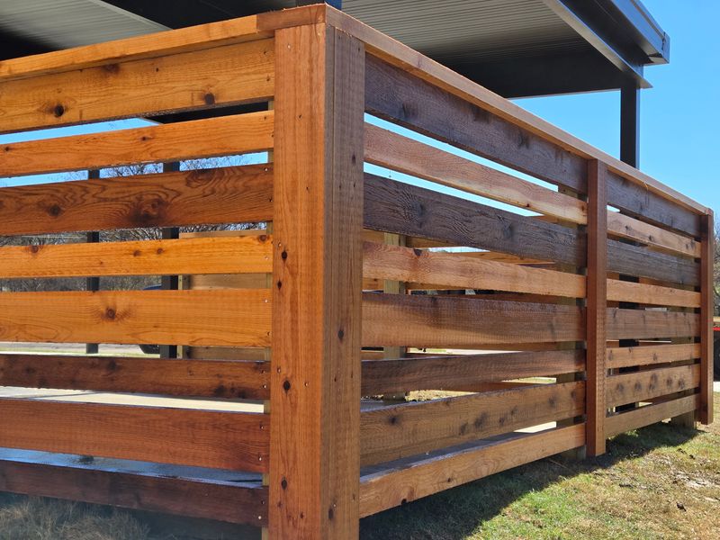 Fence Staining