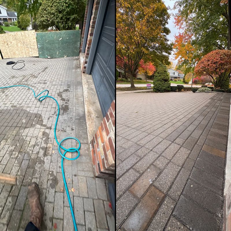 Interlock Pressure Washing & Re-Sanding