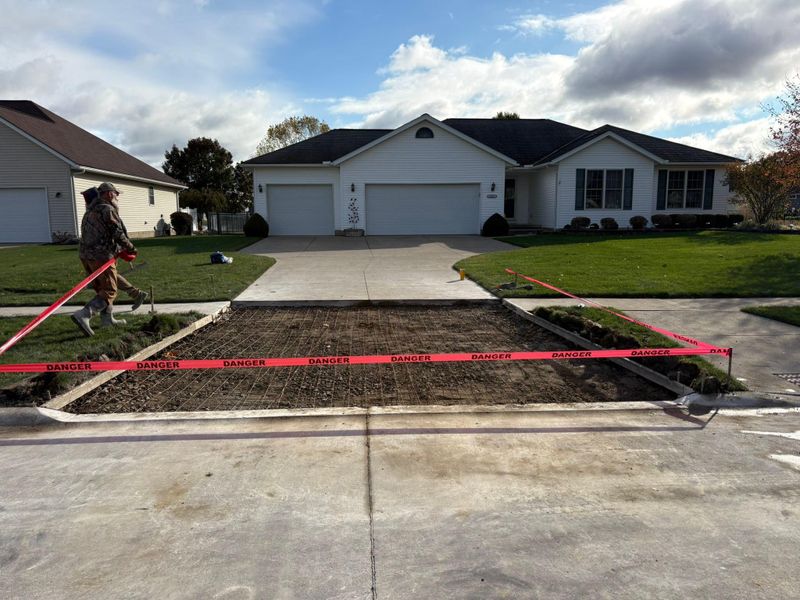 Driveway tear out and replacement