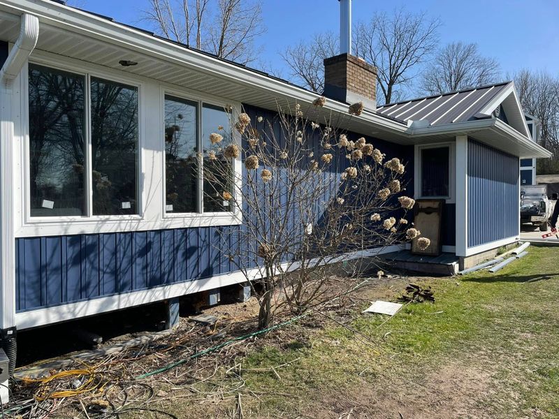 Siding installation