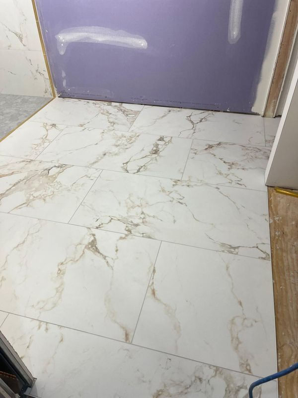 Tile installation