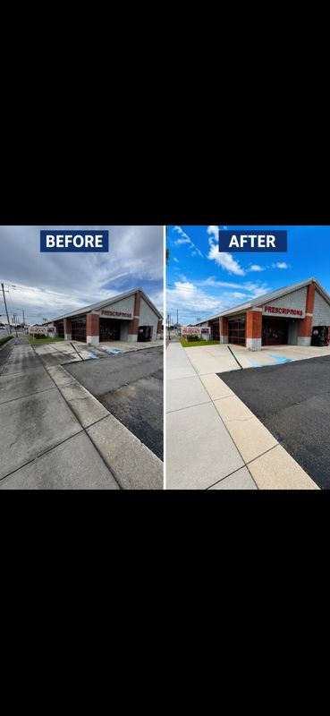 Driveway and Sidewalk Cleaning