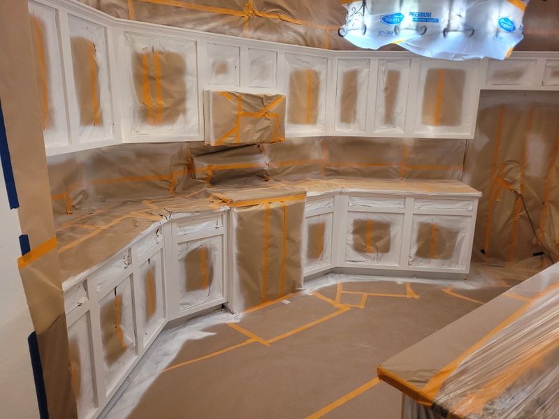 Kitchen Cabinet Repainting