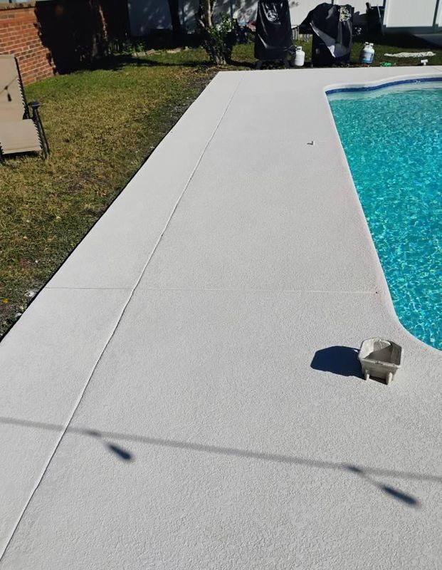 Pool Deck Painting.