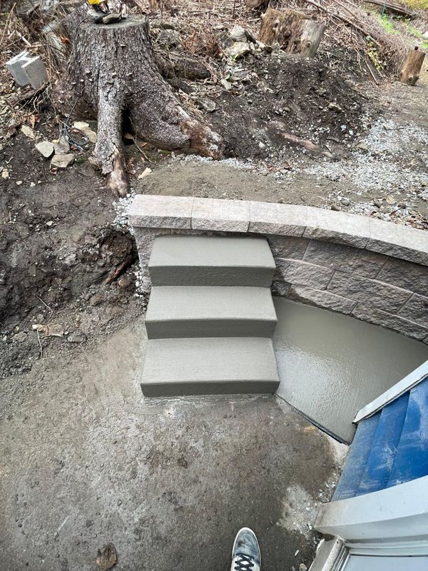 Stamped Concrete Installation