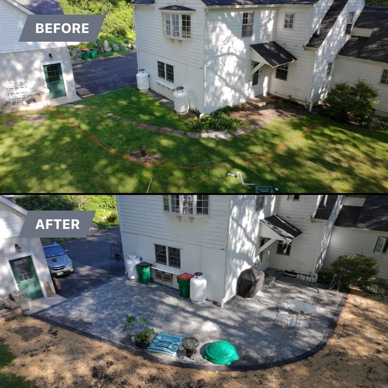 Landscaping installation