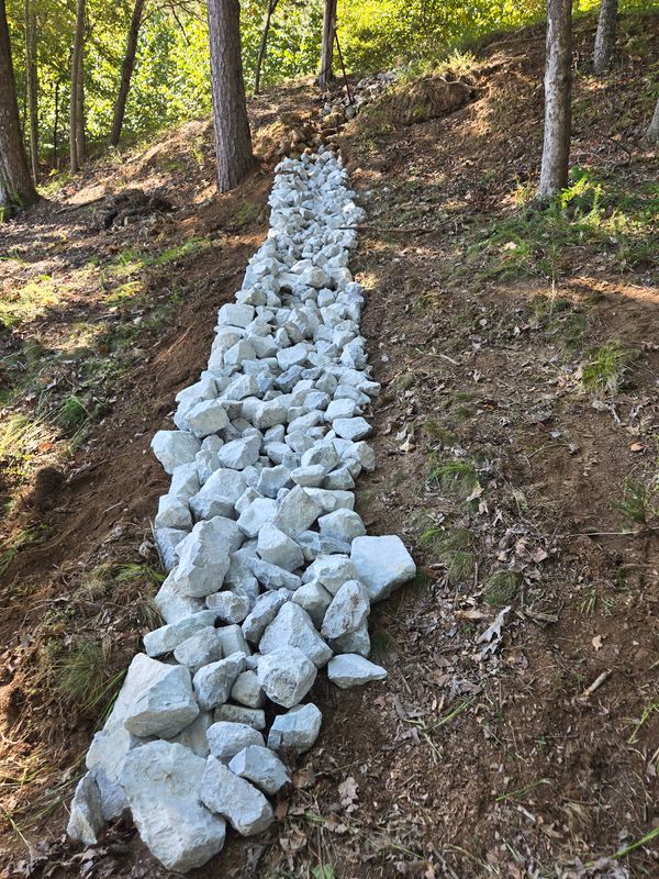 Stone Wall Installation