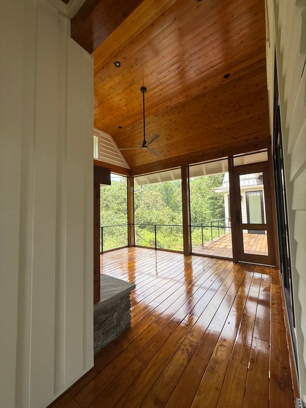 Exterior Deck staining & building
