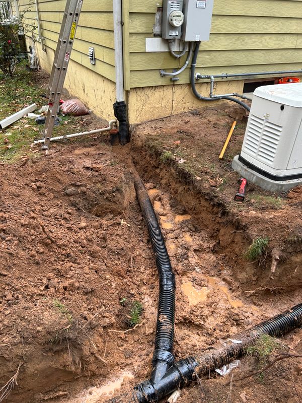 Outdoor French Drains