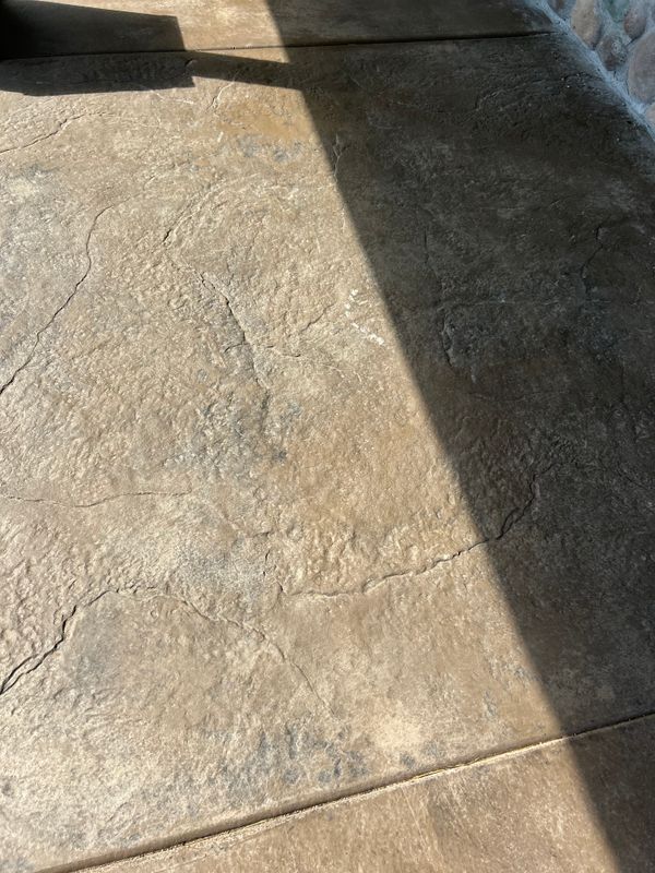 Stamped Concrete Installation