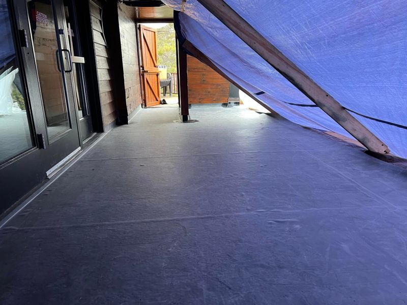 Low Slope rubber Roofing Installation