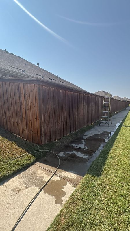 Fence Staining