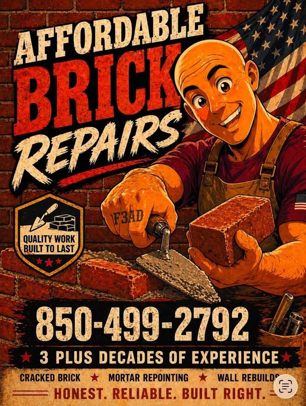 Cracked Brick And Mortar Repair