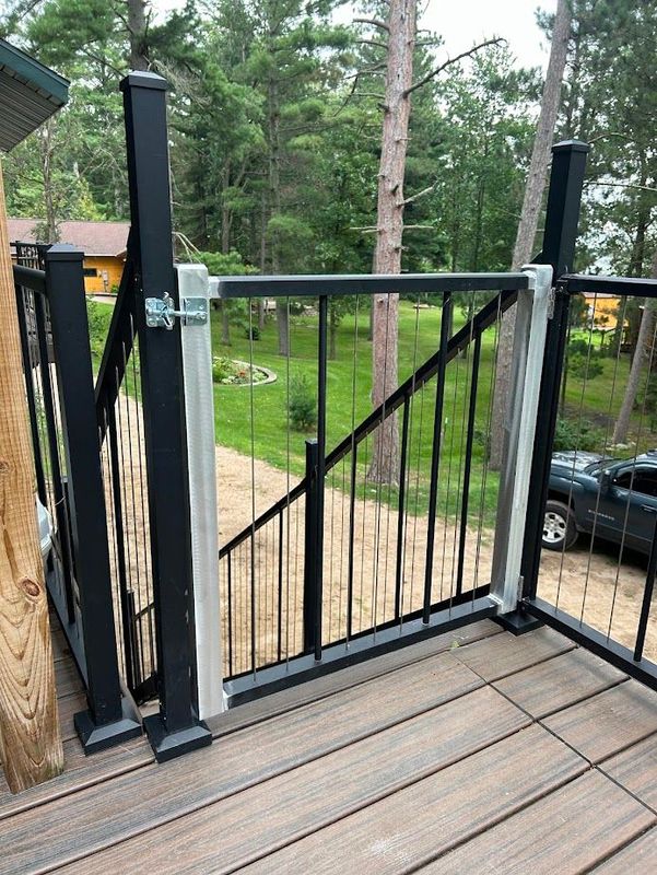 Sturdy Deck Gate Installation in Pequot Lakes