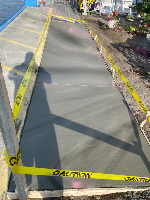 Sidewalk Installation