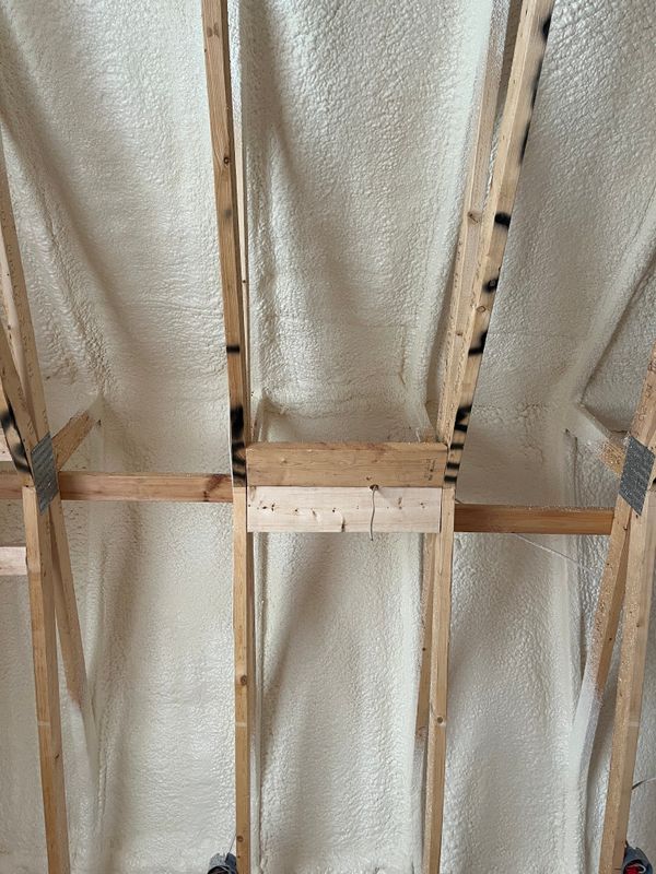 New Home Construction Spray Foam Insulation