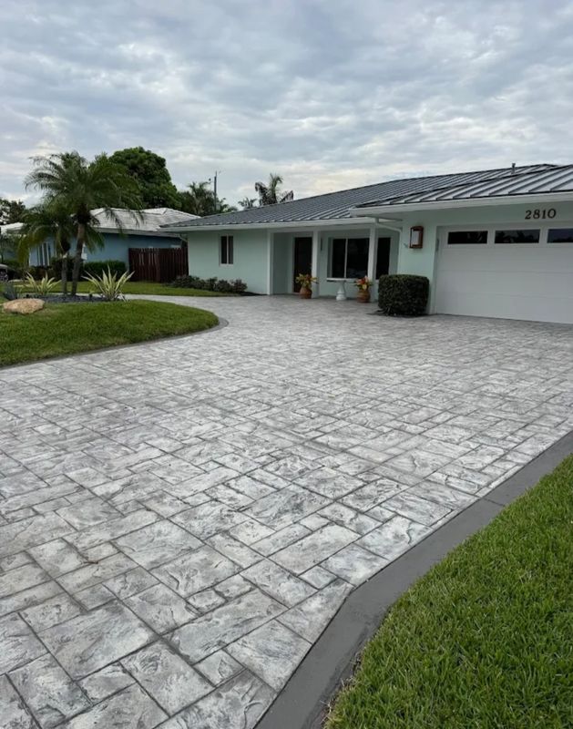 Elevate Your Curb Appeal with Affordable Stamped Concrete