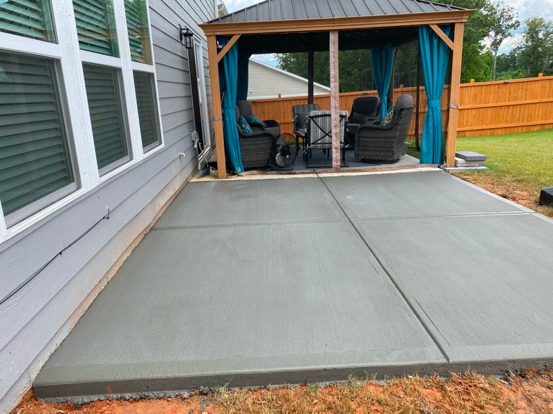 Concrete patios