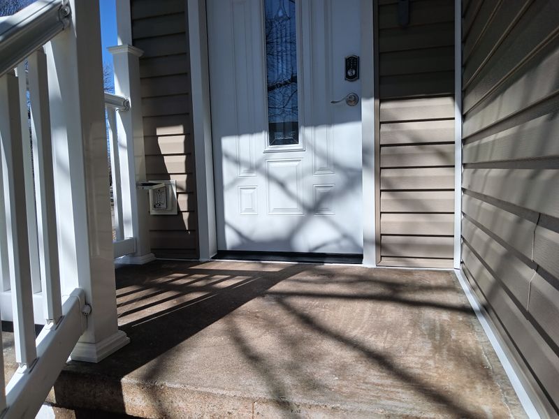 Water deterrent porch roof