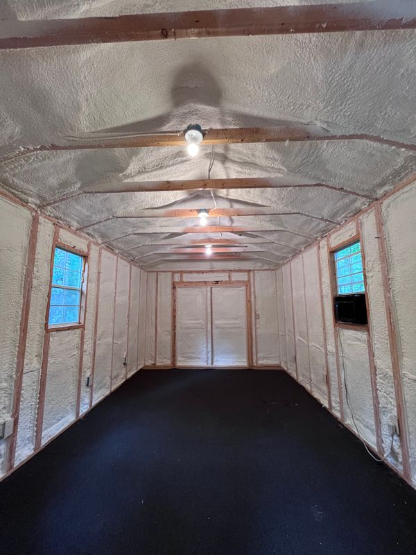 Pole Shed Spray Foam Insulation