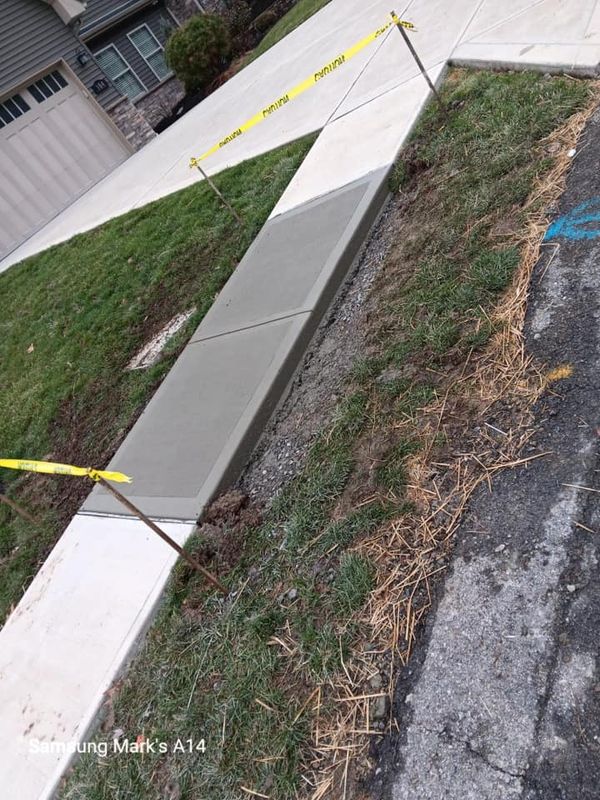 Sidewalk Installation