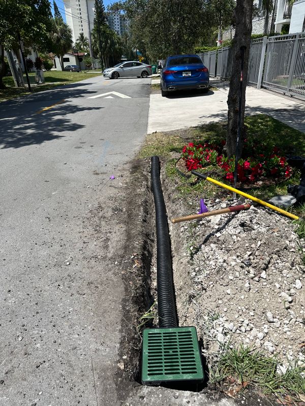 French Drainage Install
