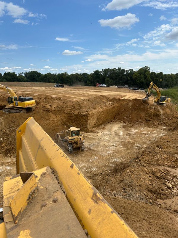Dozer work and major grading