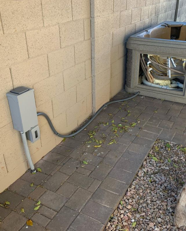 Hot tub / Spa circuit installation