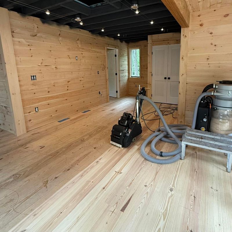 Pine Flooring Refinish