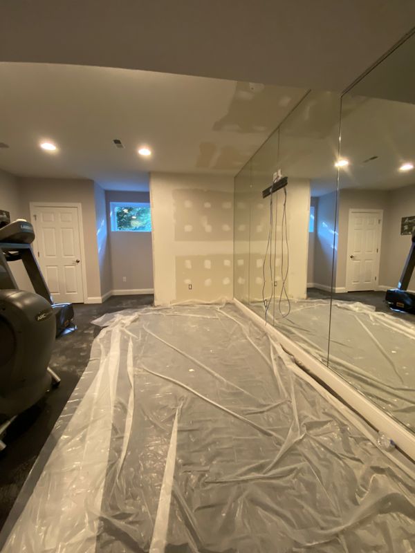 Drywall, spackling, and painting