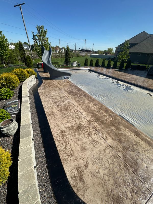 Stamped Concrete Installation