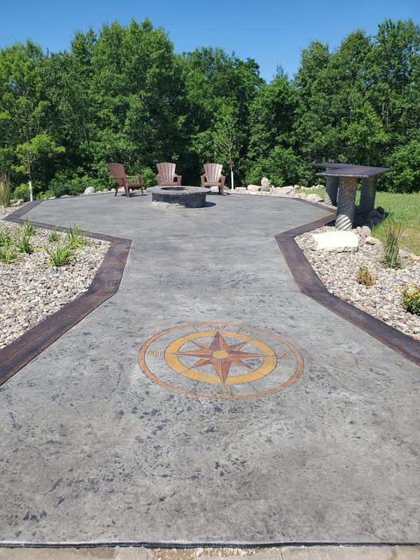 Stamped Concrete Installation