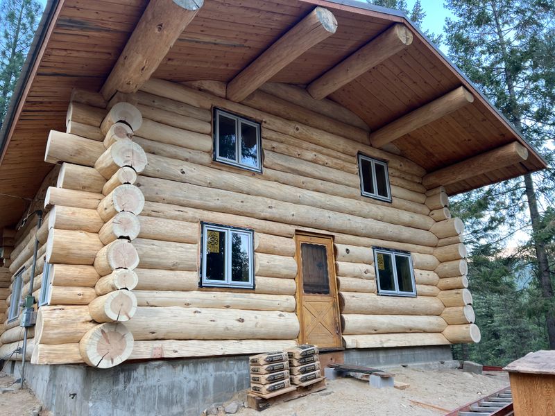 Log Home Restoration in Montana
