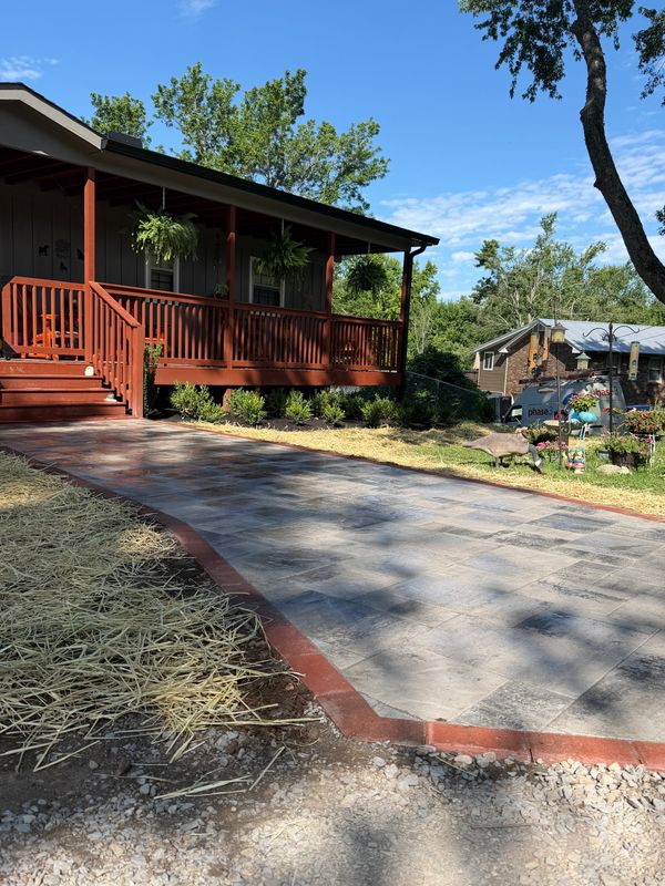 Transformative Paver Walkway and Patio Installation