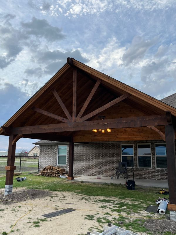 Attach Cedar Awnings