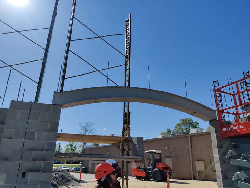 Structural Stair and Rail Erecting