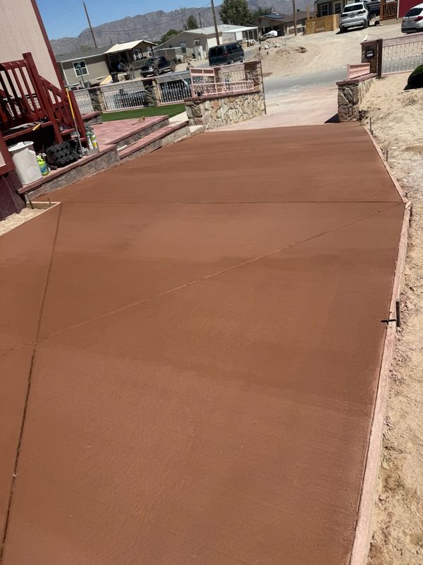 Colored Driveway in Sunland Park, NM