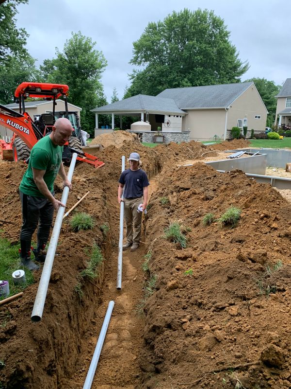 Outdoor French Drains
