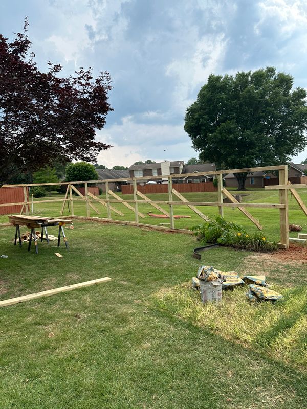Stormproof Revamp: Starr Tile & Remodeling's Expert Fence Restoration in Florence, AL