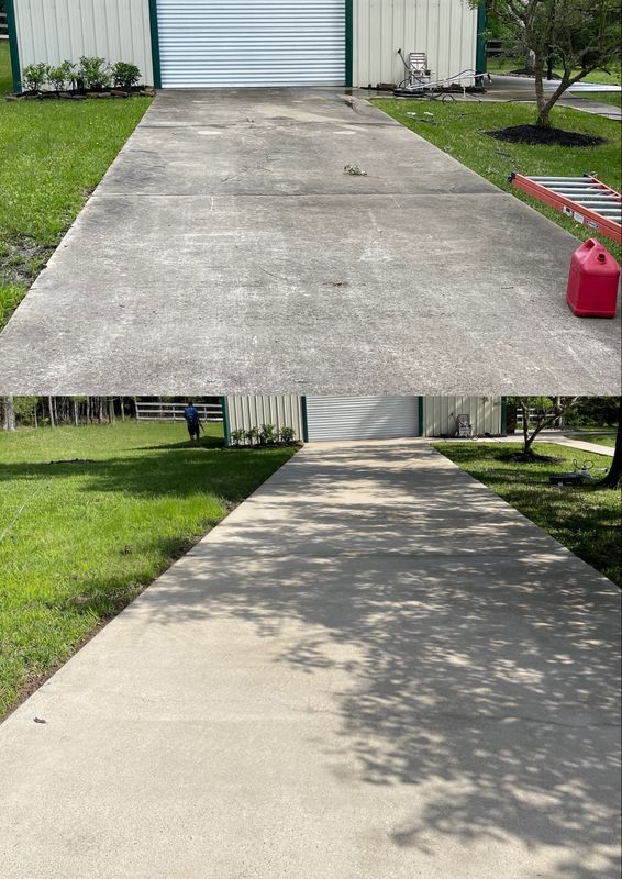 Driveway and Sidewalk Cleaning