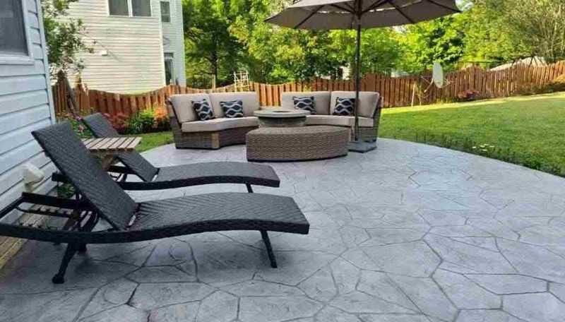 Stamped Concrete Installation