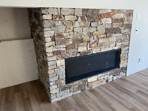 Custom Interior Stone Fireplaces