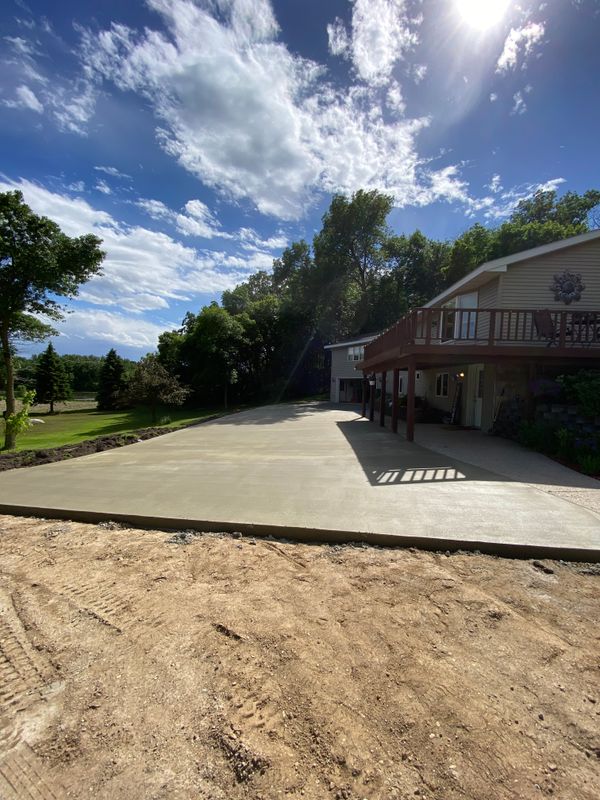 Patio and Driveways