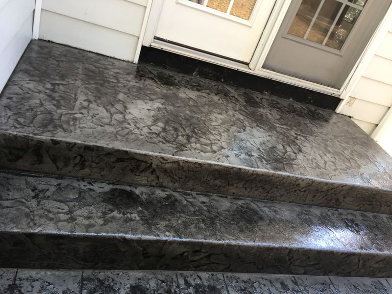 Stamped Concrete Installation