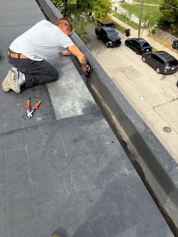 EPDM Roof installation
