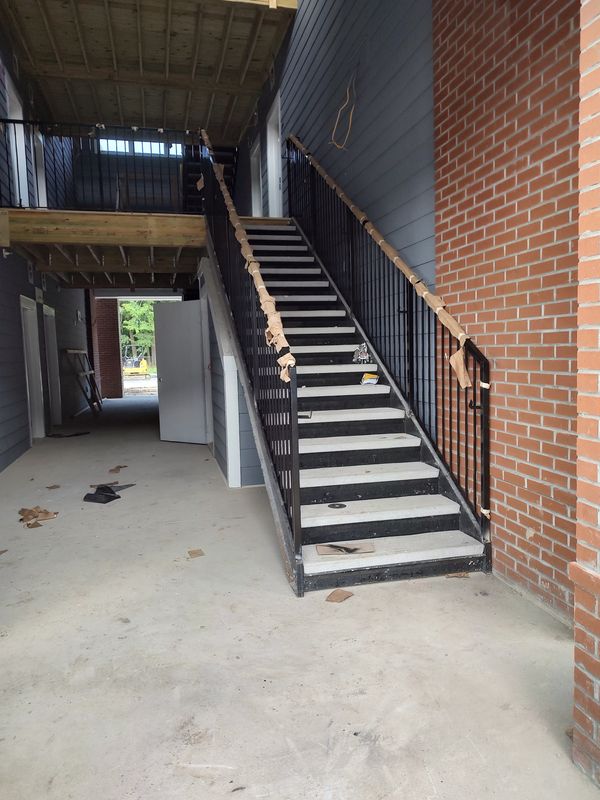 Structural Stair and Rail Erecting