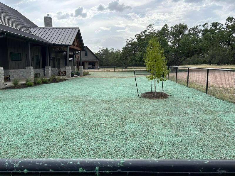 Pipeline right-of-way Hydro Mulching