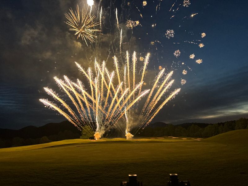 Edgewater, Florida wedding fireworks display