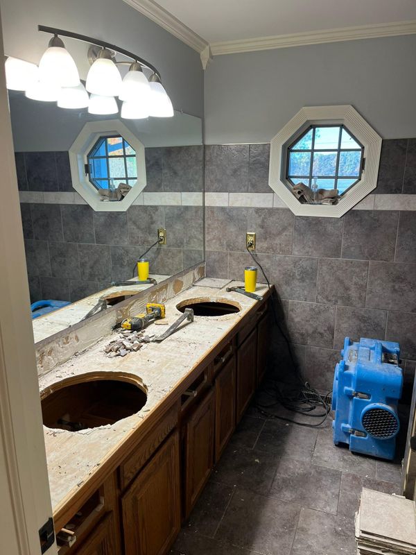Tile installation