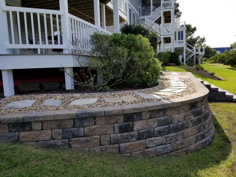 Flower Bed & Rock Work